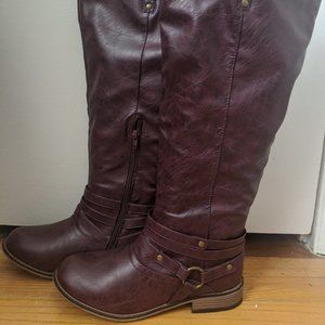Walla Riding Boots - Wine